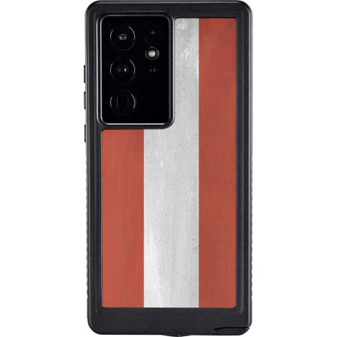 Latvia Flag Distressed Galaxy S24 Ultra Waterproof Case